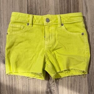 Cat & Jack Neon Denim Cutoff Shorts